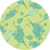 Green Floral Pattern